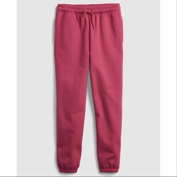 Gap Kids NWOT Gen Good Joggers in Raspberry Glaze - Picture 1 of 8